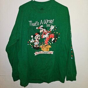 Disney Hollywood Studio Osborn Lights LAST Year Green Men's XL T-Shirt